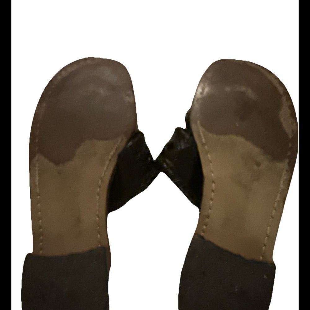 Jack Rogers Black Flat Sandal Size 8 - Picture 7 of 7